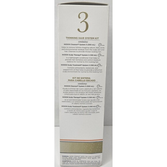 NIOXIN 3 System Kit Kit Normal To Thin Looking For Fine Hair Thicker Hair NIB - Picture 4 of 4